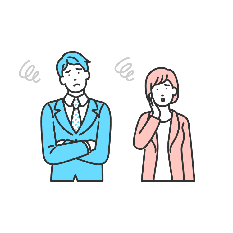 悩みイラスト